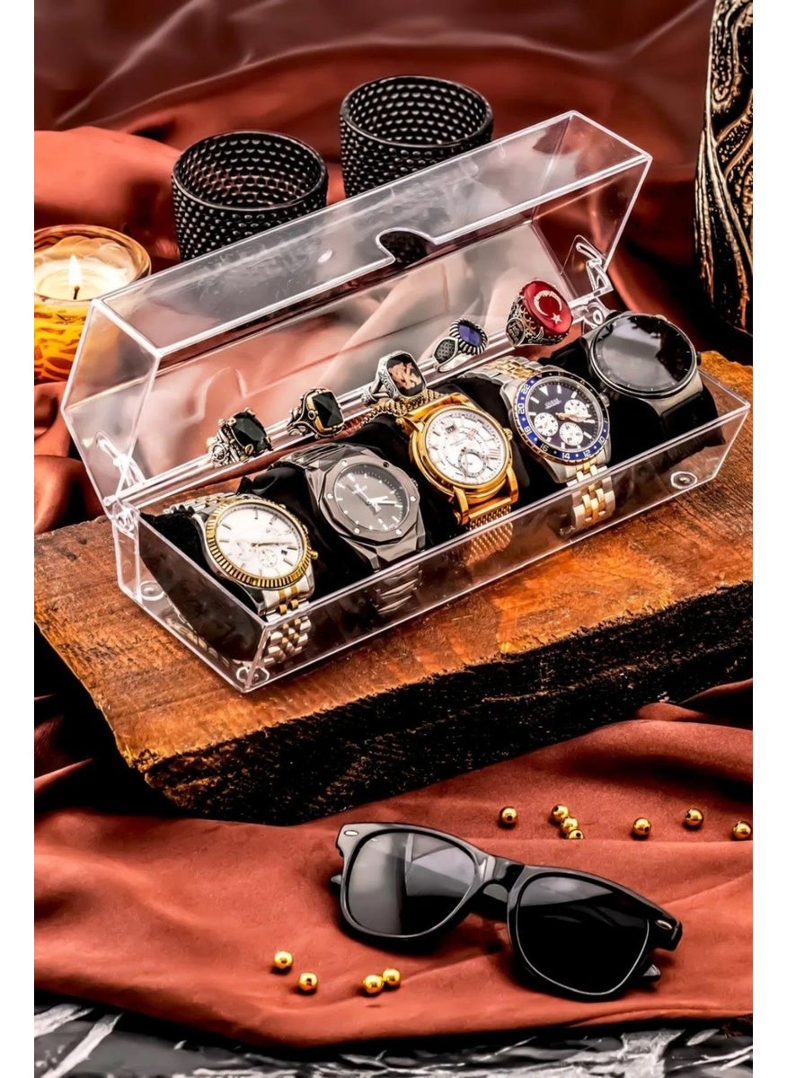 Tugomer Storm Watch Storage Box - Ring Hanger Jewelry Accessory Organizer - Sponge 