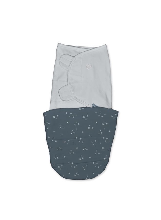 SwaddleMe Ingenuity All Season Swaddle, Size 0-3 Months, 7-14 pounds 1pk, 0.5-2.5 TOG - Tiny Tiles - Image 1