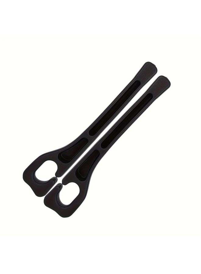 2 Pcs Black Car Seat Gap Filler Organizer With Phone Keys Cards Storage - Image 1