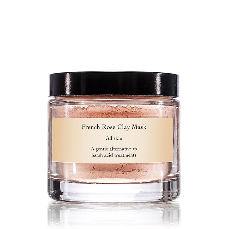 evanhealy French Rose Clay Face Mask | Exfoliating for Sensitive Skin Face Mask | Pore Minimizer Pink Clay Mask | Cleansing Rhassoul - Image 1
