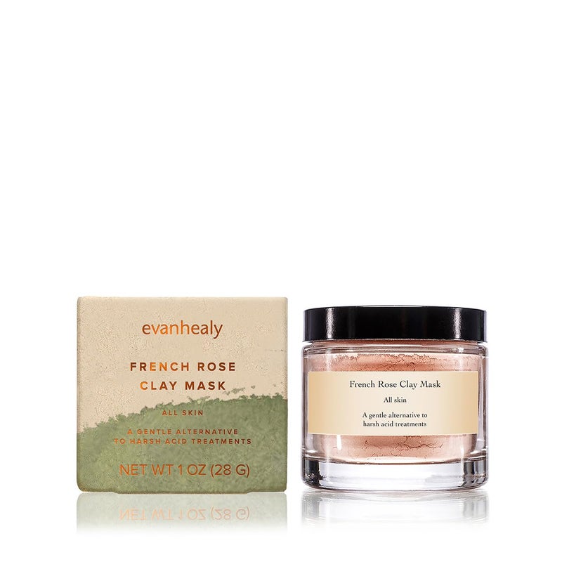 evanhealy French Rose Clay Face Mask | Exfoliating for Sensitive Skin Face Mask | Pore Minimizer Pink Clay Mask | Cleansing Rhassoul - Image 2
