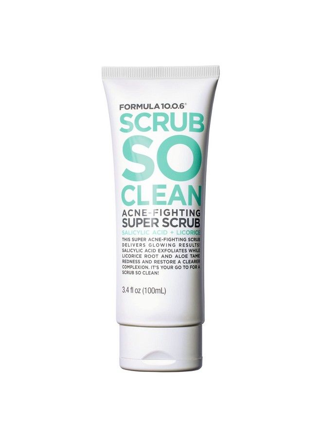 FORMULA 10.0.6 Scrub So Clean Scrub Acnefighting Super Scrub 3.4 Fl Oz (100Ml) - Image 1
