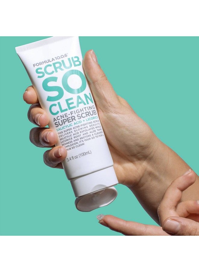 FORMULA 10.0.6 Scrub So Clean Scrub Acnefighting Super Scrub 3.4 Fl Oz (100Ml) - Image 4