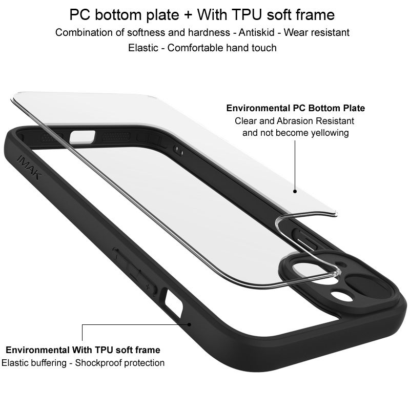 HuHa Case Cover For Xiaomi Redmi Note 13 Pro+ 5G imak UX-9A Series Four-corner Airbag Shockproof Phone Case - Image 5