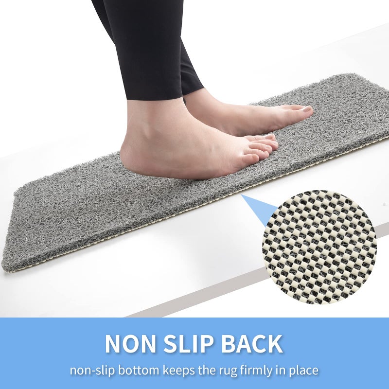 Hargiis Non Slip Bathtub Mat,Anti Slip Shower Mat,Fast Drying Bath Tub Mats,Foot Scrubber Mat,Anti Slip Mat for Tub,Floor,Bathroom,Home,Kitchen,Hotel - Image 3