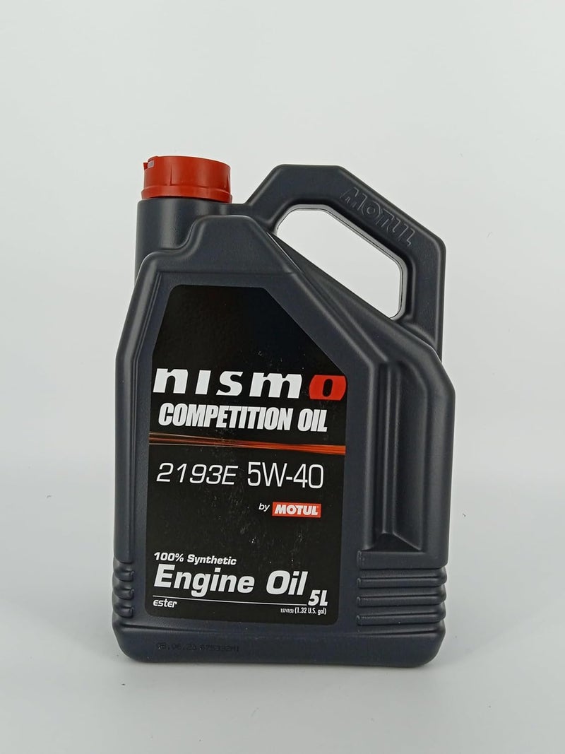MOTUL NISMO Motul Competition 5W-40 Full Synthetic Engine Oil - 5L for Nissan GT-R R35 and VR38DETT - Image 1