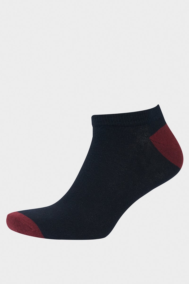DeFacto Multicolour Man Man 5 Piece Cotton Short Socks Casual - Image 4