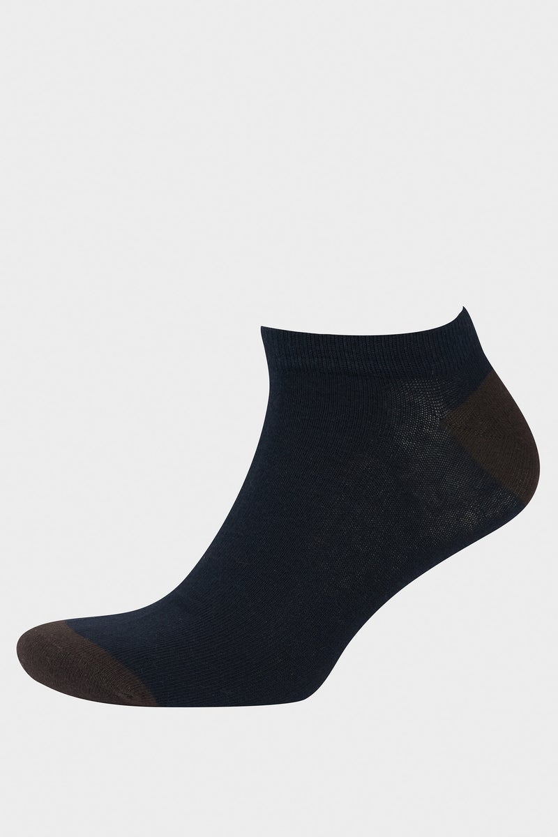 DeFacto Multicolour Man Man 5 Piece Cotton Short Socks Casual - Image 5