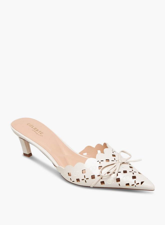 Celeste Women Kitten Heel Mules - Image 2