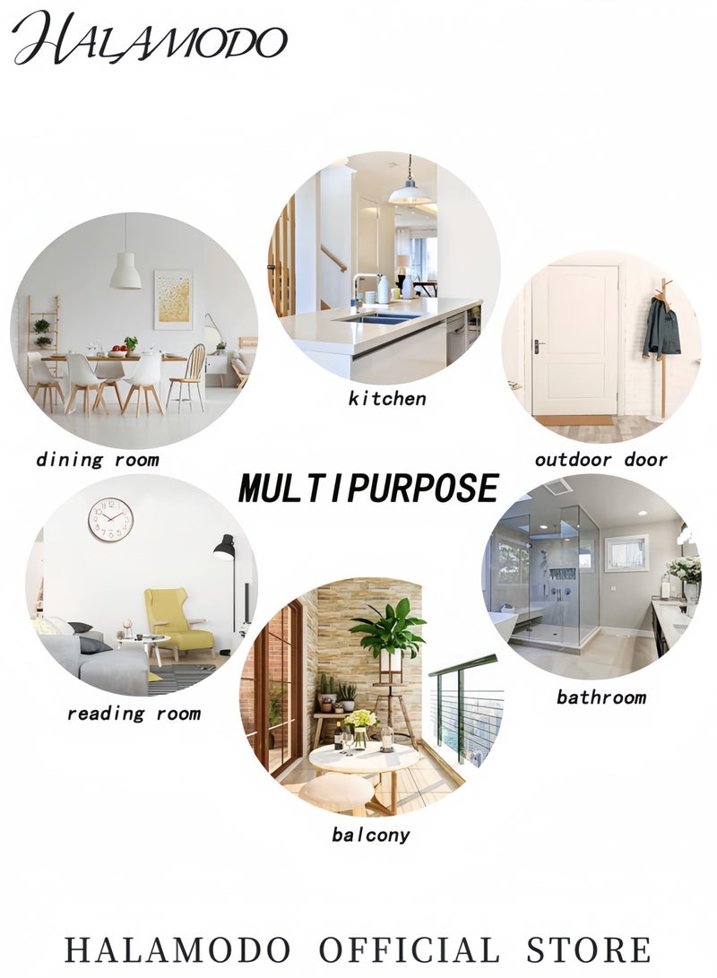 3-Piece Marble Bathroom Rug Set Non Slip Bath Mat U Shaped Contour Toilet Mat & Lid Cover Soft Absorbent Microfiber Shower Rugs Anti Skid Bathroom Carpet Set for Home Decor - Image 5