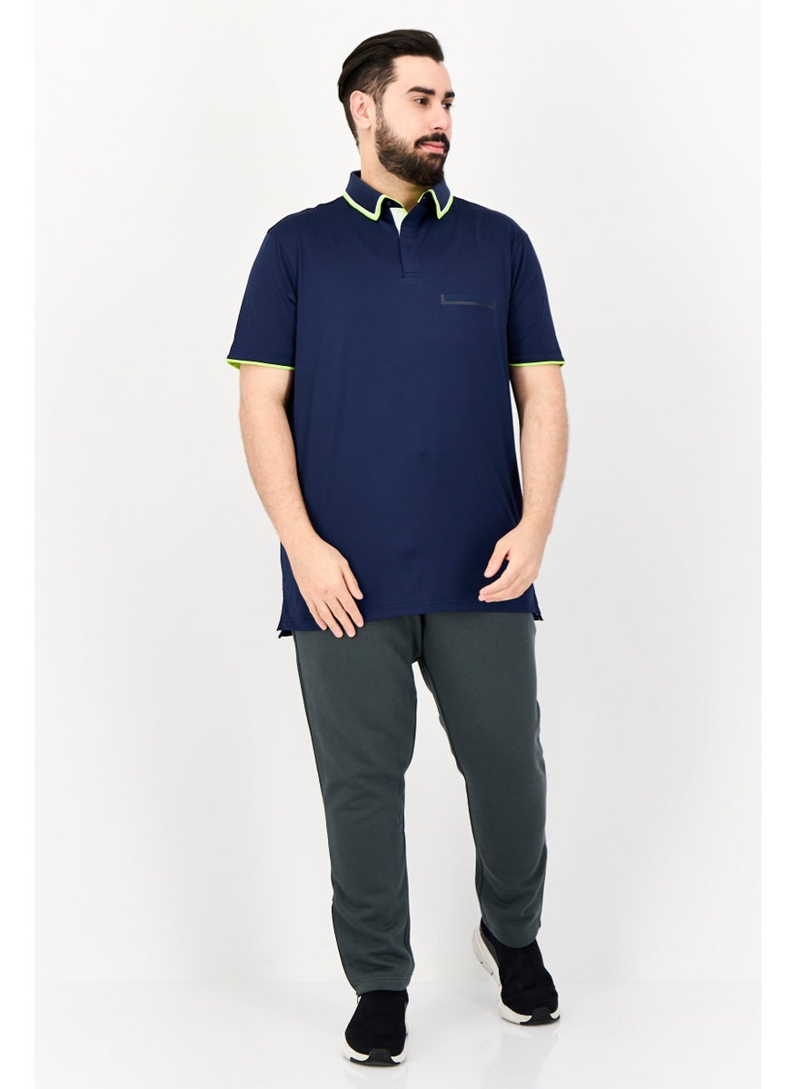 HEAD Men Sportswear Fit Short Sleeve Golf Polo Shirt, Deep Navy  - Image 3