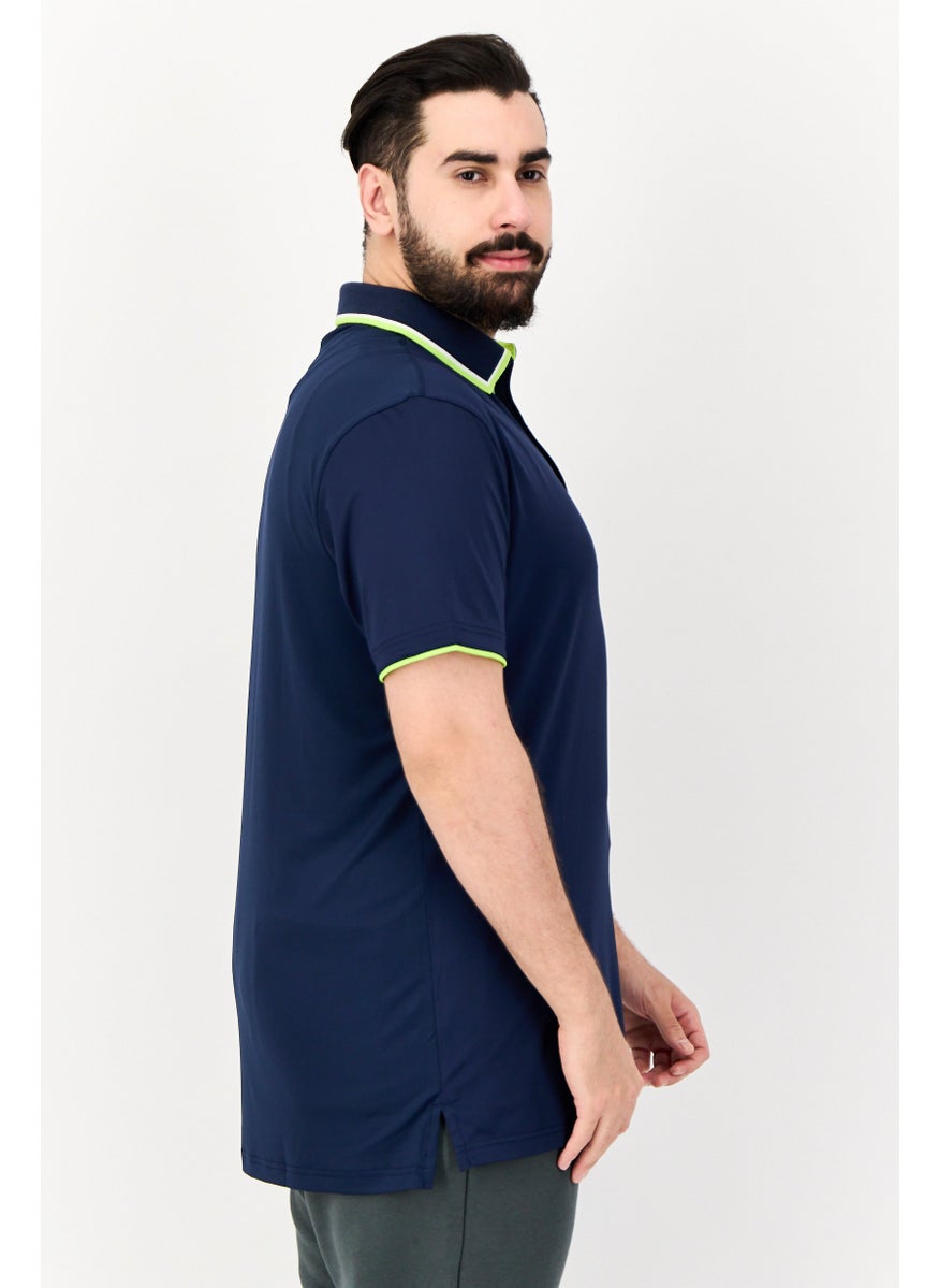 HEAD Men Sportswear Fit Short Sleeve Golf Polo Shirt, Deep Navy  - Image 2