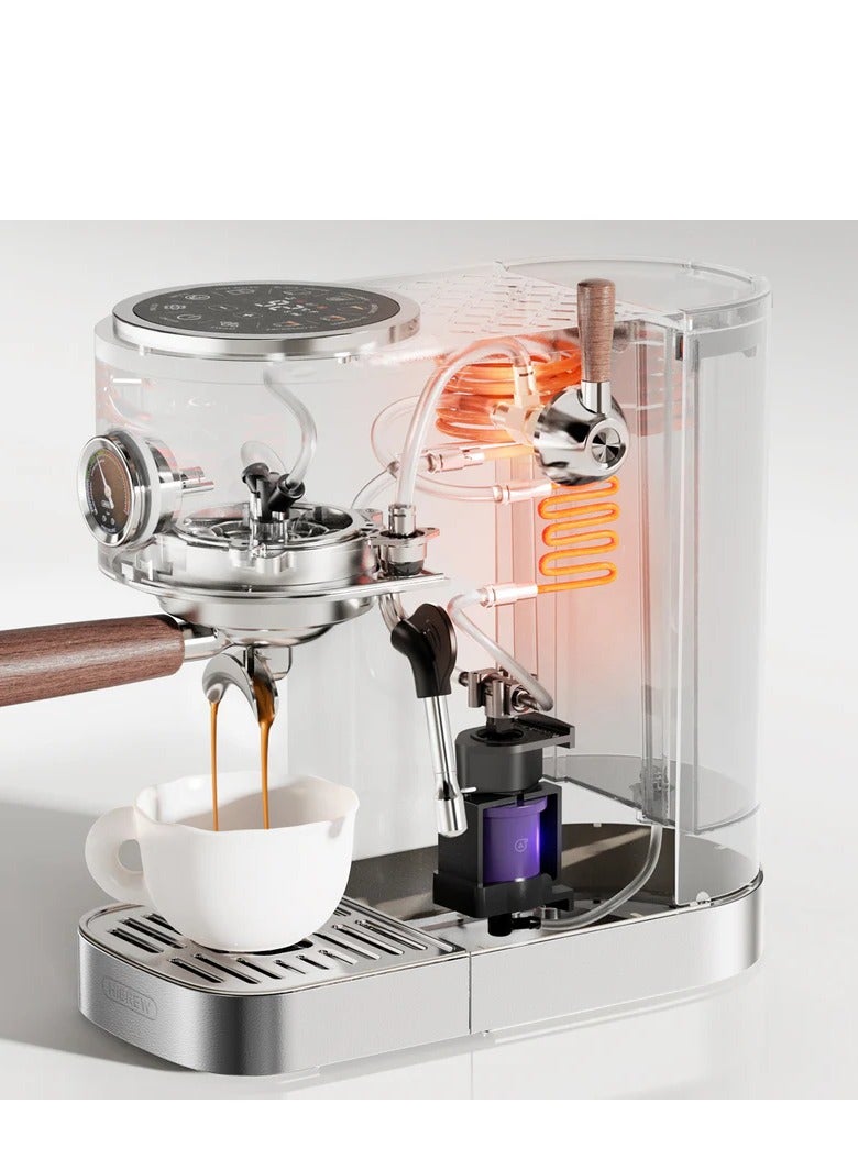 HiBREW Semi-automatic Espresso Coffee Machine 3 Level Temperature Adjustable Cold/Hot 20Bar Coffee Maker Cappuccino H13 - Image 5
