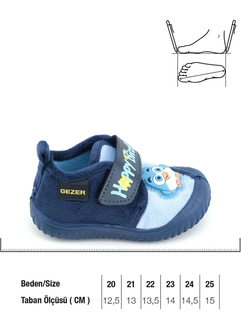 جيزر Gezer Winter Velcro Adjustable Comfortable Sole Happy Birds Baby Boys Slippers