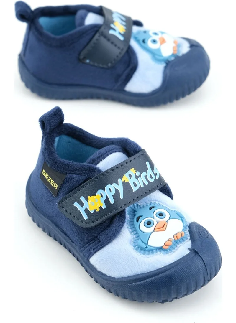 جيزر Gezer Winter Velcro Adjustable Comfortable Sole Happy Birds Baby Boys Slippers