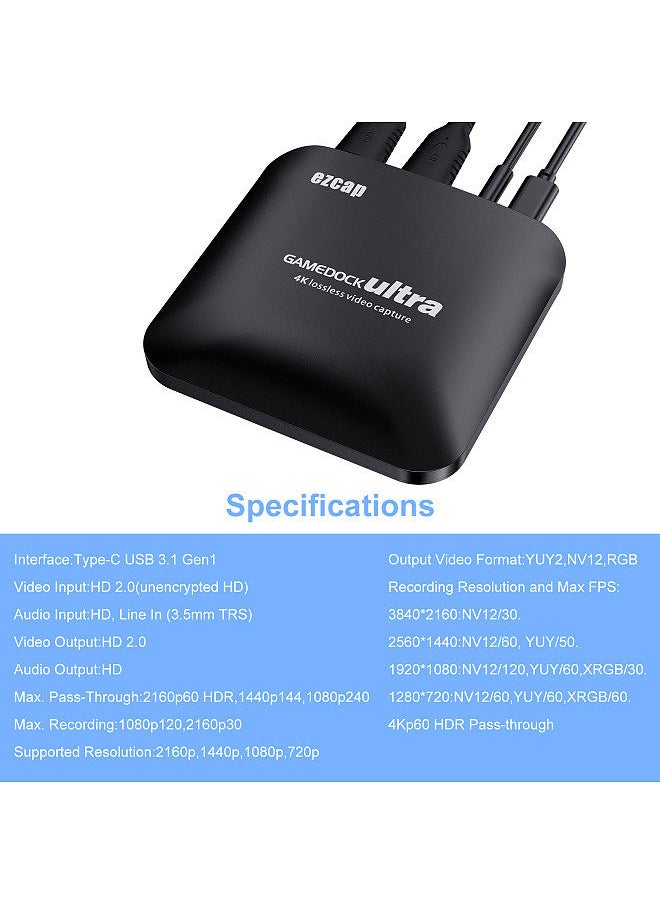 Ezcap - Ezcap 326C 4K Video Game Capture Card - Image 1