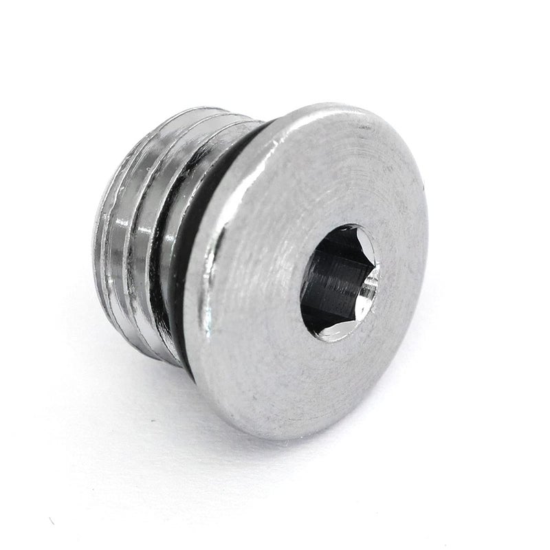 heyous First Stage 7/16" Stainless Steel Scuba Diving Regulator High Pressure Port Plug and 3/8" Stainless Steel Scuba Diving Regulator Low Pressure Port Plug Kit with Leak-Proof O-Ring - Image 4
