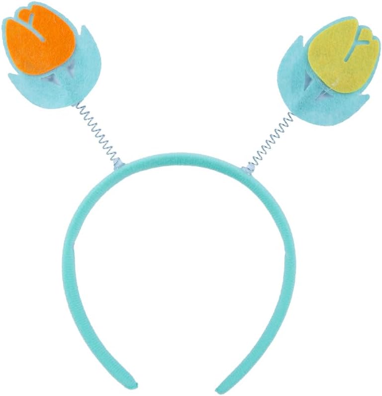 Daiso Easter Character Headband – Flower Design, Cute Spring Headband for Kids & Adults, Green - Image 1