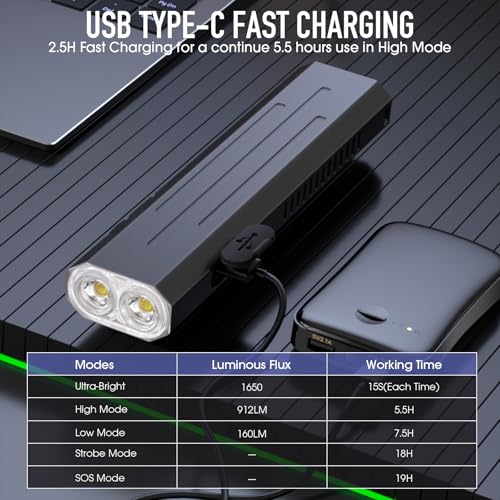 Hoxida Rechargeable EDC Flashlight High Lumens, Pocket Mini Flashlight with Tactical Strobe Button, Portable Magnetic Small EDC Flat Flashlight for Camping, Emergency,1pcs - Image 5