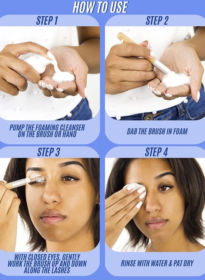 Stacy Lash فرشاة شامبو تمديد الرموش / 1.69 أونصة سائلة / 50 مل / منظف رغوي للجفون / غسول للتمديدات والرموش الطبيعية / مزيل مكياج آمن / مستلزمات للاستخدام المهني والمنزلي - Image 5