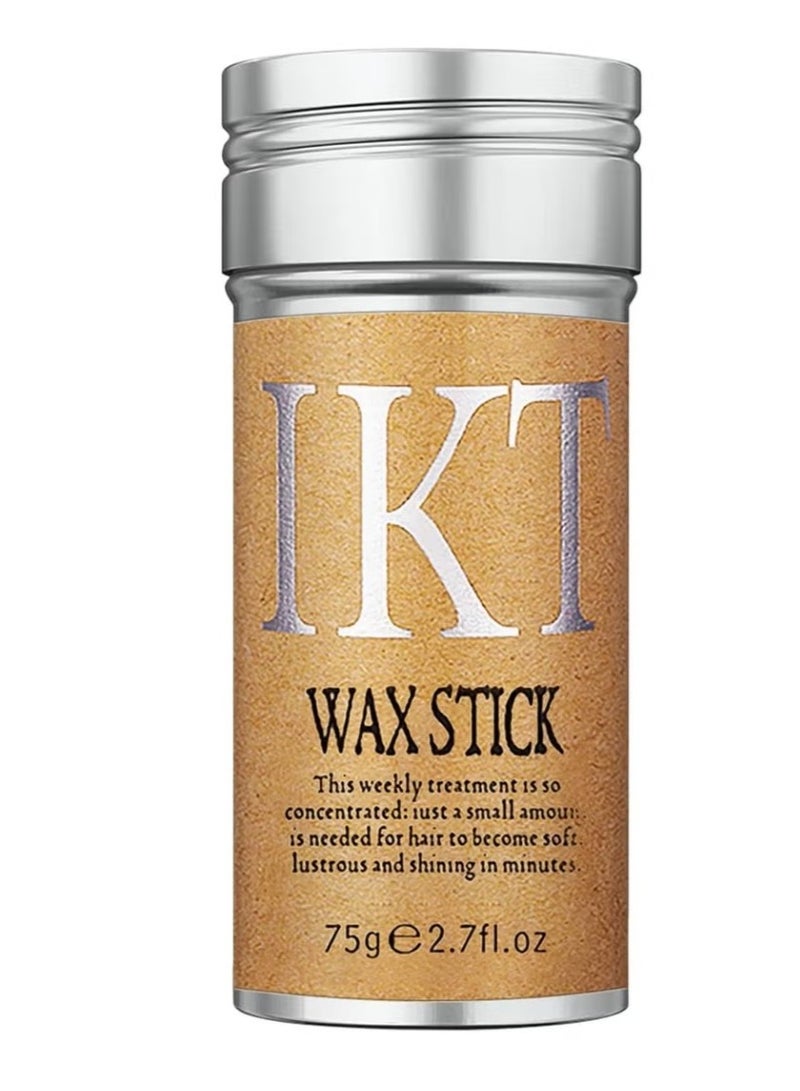 IKT Hair Wax Stick Strong and Long Lasting Hold Non Greasy Styling Wax for Flyaways Edge Frizz Hair Suitable for Unisex - Image 1