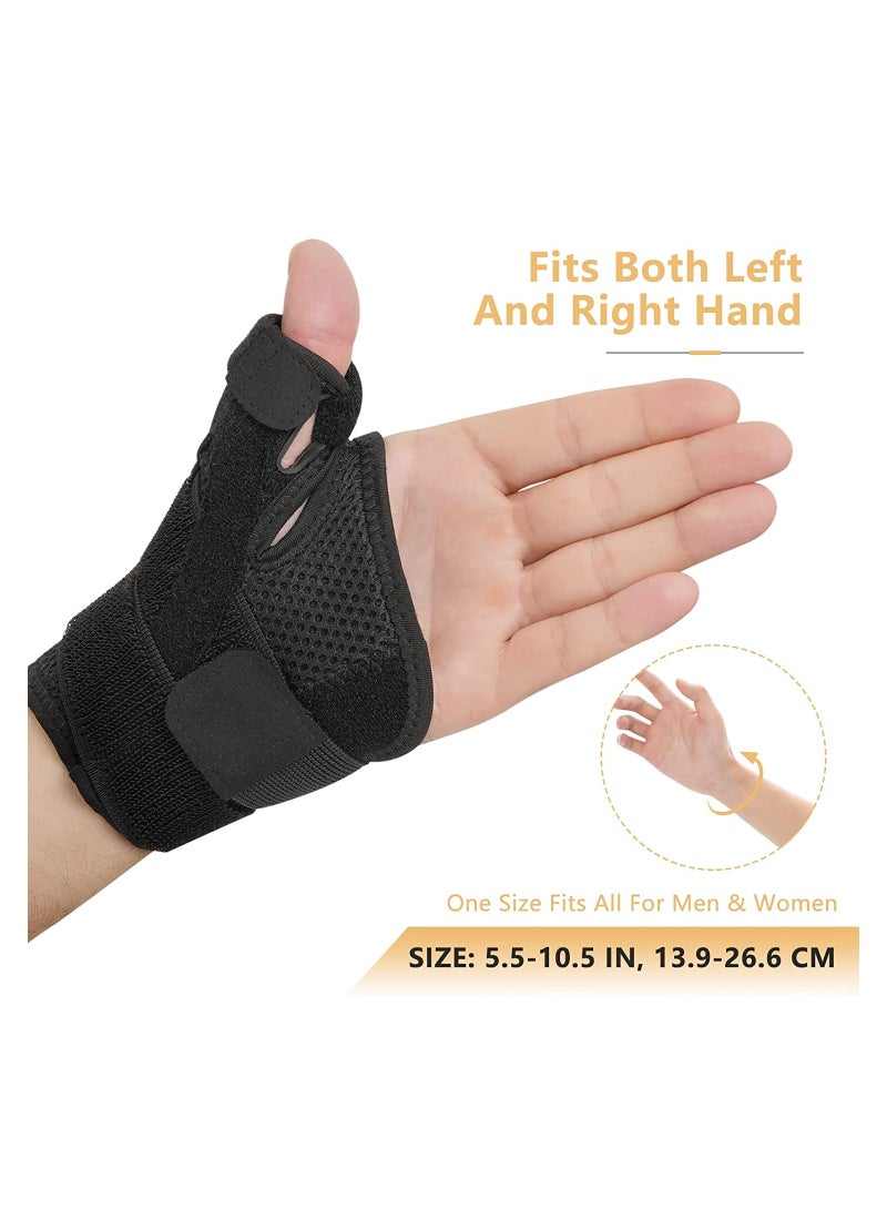 Loquat Thumb Arthritis Brace Wrist Strap Joint Thumb Spica Splint for Pain Relief Arthritis Tendonitis Sprains Strains Carpal Tunnel Trigger Thumb Immobilize - Image 4