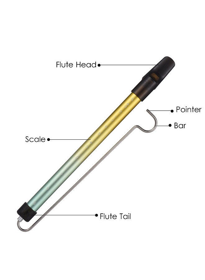Generic - Metal Slide Whistle Scale Sliding Flute with Steel Sliding Rod Musical Instrument Toy for Children Kazoo Flute for Parent-Child Games Boys and Girls Party Favors School Prizes - Image 1
