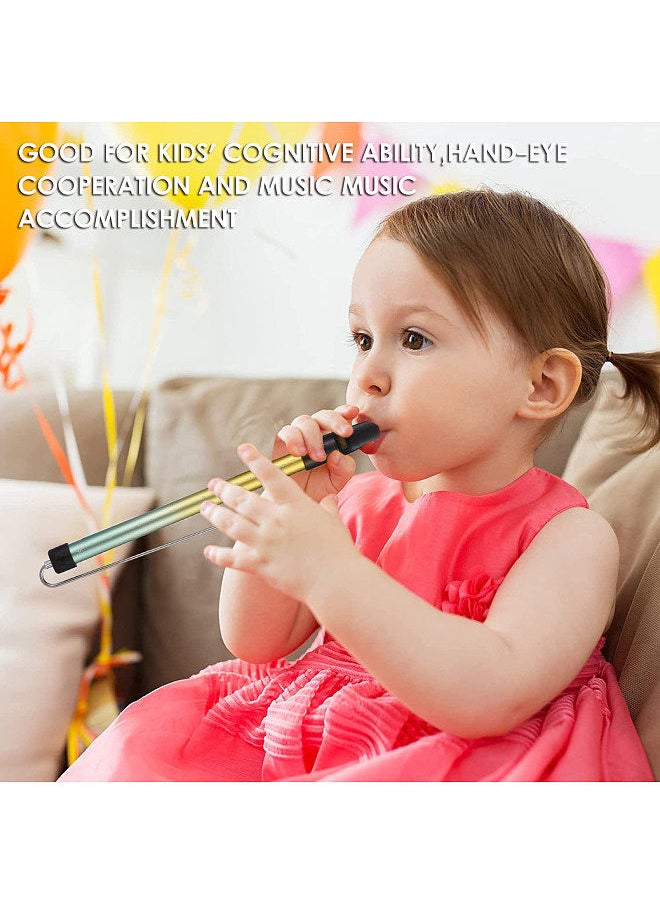 Generic - Metal Slide Whistle Scale Sliding Flute with Steel Sliding Rod Musical Instrument Toy for Children Kazoo Flute for Parent-Child Games Boys and Girls Party Favors School Prizes - Image 1
