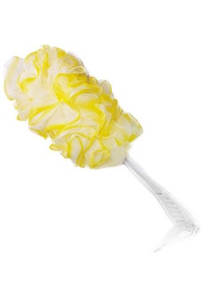 PPHAO BASIC PPHAO - Back Bath Brush - Shower Loofah Scrubber - Bath Brush Long Handle for Shower - Loofah Exfoliating Body Scrubber for Men - Shower Loofah for Women - Yellow Loofah - 1Pack  - Image 1