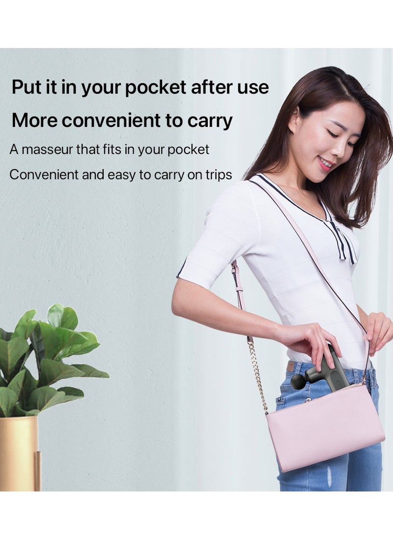 BOMIDI Portable Smart Massager With High Torque Motor & 4 Unique Attachments | 2500mAh Long Battery Life M1- Green  - Image 3
