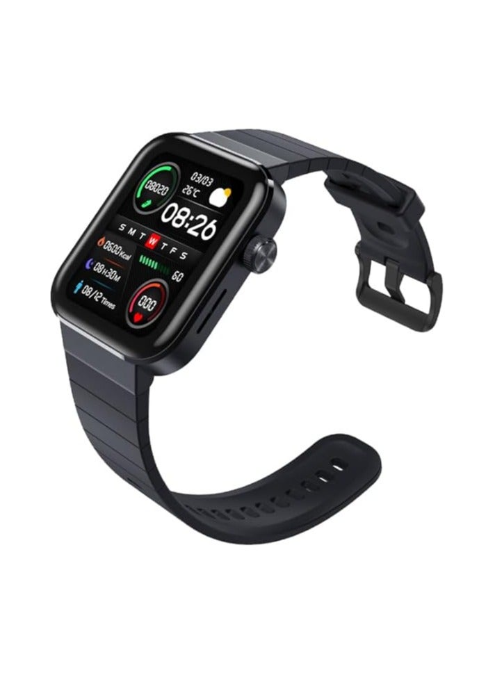 Mibro T1 Smart Watch Bluetooth Call Watch With 1.6-inch AMOLED HD Display Health Tracking & 20 Sport Modes 2 ATM Waterproof Bluetooth 5.0 - Black, Normal - Image 3