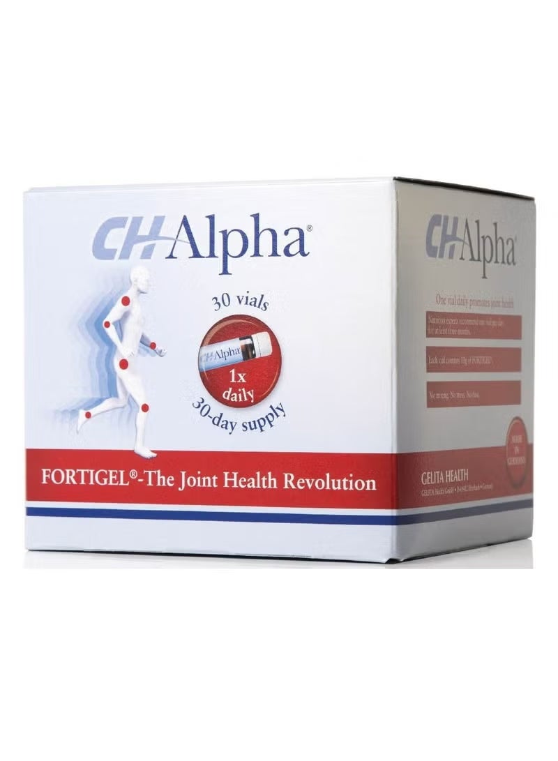 CH-Alpha Liquid Collagen Drinkable Vials 30 Pack for Joint & Cartilage Health - Image 1