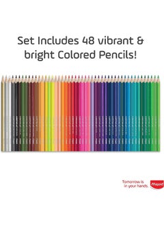 Maped Maped 48-Piece Colour Pencils Multicolour Pack Of 48  - Image 5