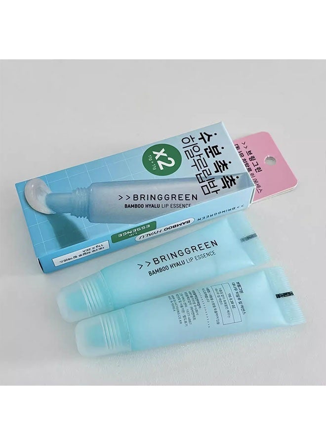 BRING GREEN 2 Pack Bamboo Hyalu Lip Essence, Efficient Moisturizing, Removing Dead Skin and Reducing Lip Wrinkles - Image 3