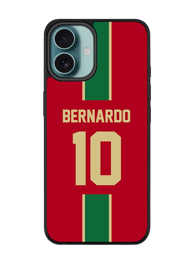Stylizedd For iPhone 16 Plus Case [Compatible with MagSafe] Slim Magnetic cover Phone Case iPhone 16 Plus -Football - Portugal  Bernardo - Image 1