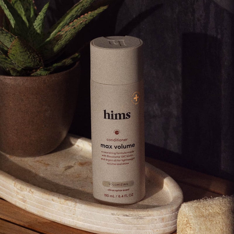 HIMS & HERS hims Max Volume Conditioner, 2 Pack - Volumizing Conditioner for Men with Biotin - Adds Lightweight Volume, Shine & Bounce - Citrus Spice - 2 x 6.4 fl oz - Image 5