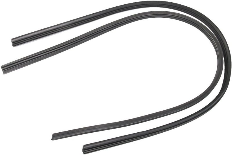 klarako2Pack Auto Car Windscreen Bracketless Wiper Blades Refills Natural Rubber Strips 24 inch 6mm for Vehicle Front Windshield - Image 2