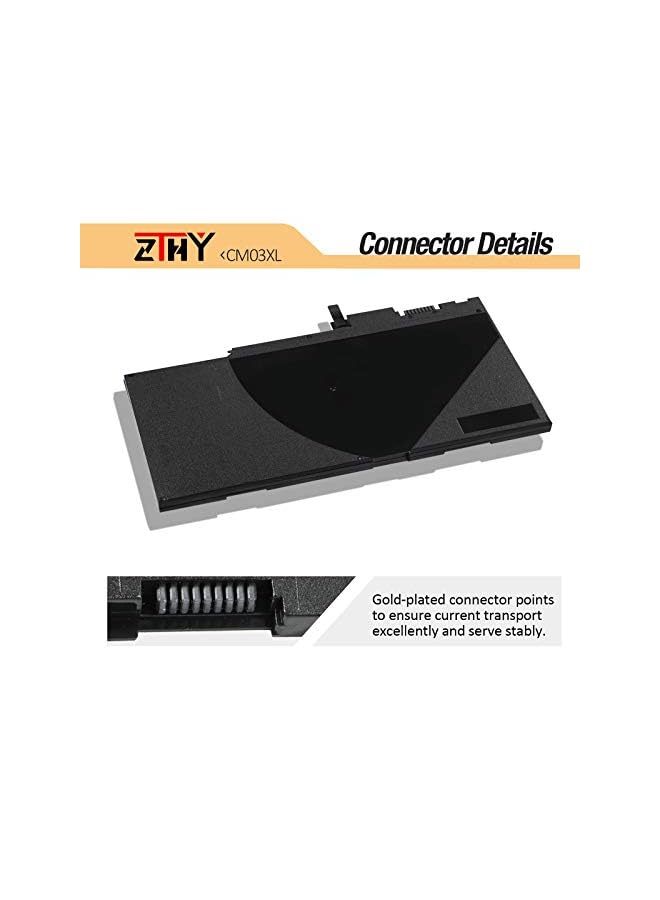 ZTHY Cm03 Cm03Xl Laptop Battery Compatible With Hp Elitebook 840 845 850 855 740 745 750 755 G1 G2 Series Laptop Fits Co06 Co06Xl Battery Spare 716724-421 717376-001 Cm03050Xl Cm03050Xl-Pl - Image 4