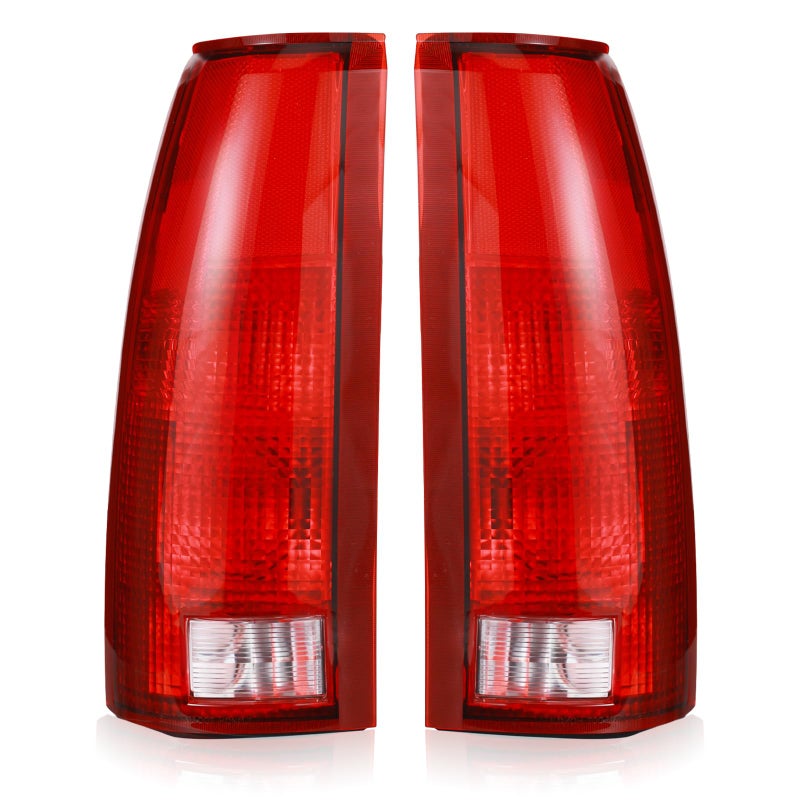 Boine Tail Light Compatible With 19881999 ChevyGMC Silverado Sierra CK 1500 2500 3500 Suburban Tahoe Blazer Yukon Cadillac Escalade Driver and Passenger Side Rear Light Brake Lamps Housing