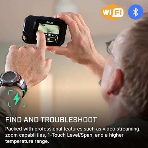 FLIR C5 Compact Thermal Imaging Camera with Wifi: High Resolution Infrared Imager for Inspection, Electrical/Mechanical, Building, and HVAC Applications - Image 3