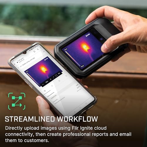 FLIR C5 Compact Thermal Imaging Camera with Wifi: High Resolution Infrared Imager for Inspection, Electrical/Mechanical, Building, and HVAC Applications - Image 5