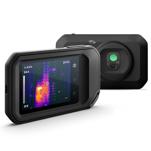 FLIR C5 Compact Thermal Imaging Camera with Wifi: High Resolution Infrared Imager for Inspection, Electrical/Mechanical, Building, and HVAC Applications - Image 1