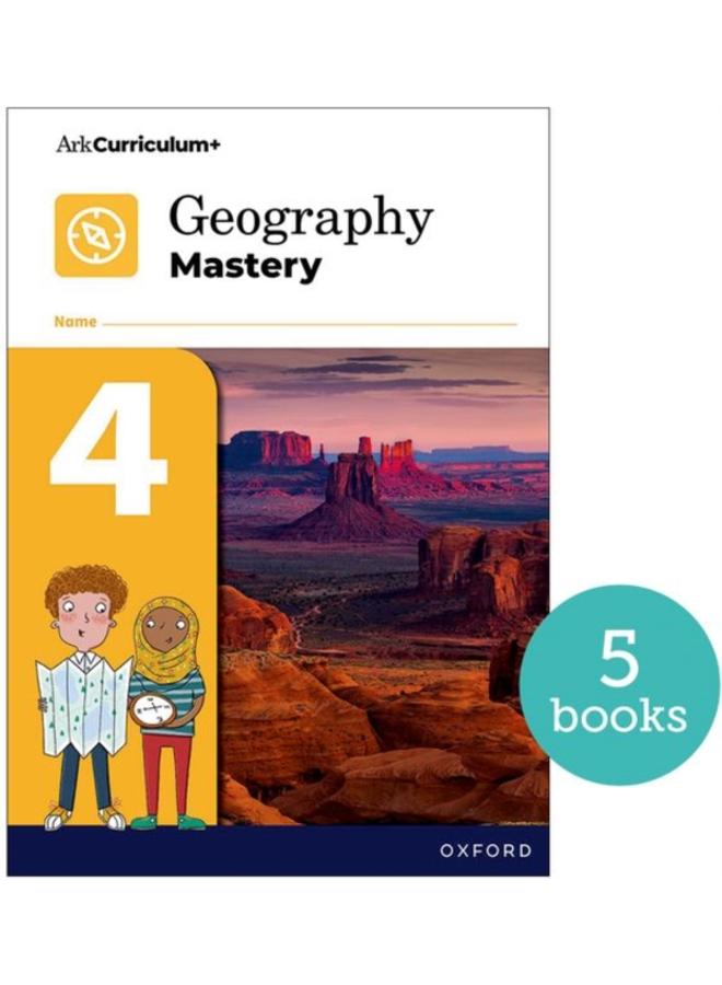 Geography Mastery: Geography Mastery Pupil Workbook 4 Pack of 5 