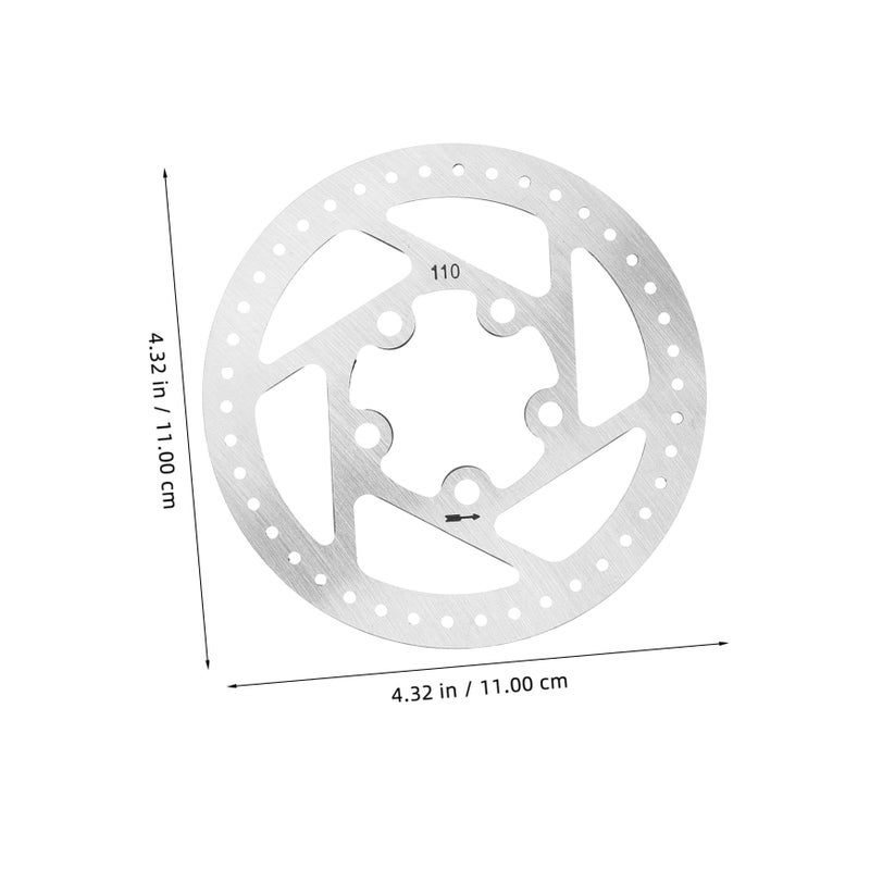 Universel 110mm قرص فرامل كهربائي ثقيل للدراجات البخارية - بديل خفيف الوزن للدراجات الجبلية - Image 3