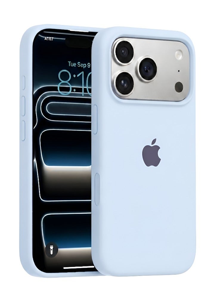 جراب iPhone 17 Pro Max من السيليكون السائل الناعم الملمس، جراب iPhone 17 Pro Max لحماية الجسم بالكامل، مضاد للخدش، مقاوم للصدمات، لهاتف iPhone 17 Pro Max مقاس 6.9 بوصة - Image 1