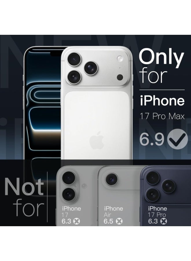 جراب iPhone 17 Pro Max من السيليكون السائل الناعم الملمس، جراب iPhone 17 Pro Max لحماية الجسم بالكامل، مضاد للخدش، مقاوم للصدمات، لهاتف iPhone 17 Pro Max مقاس 6.9 بوصة - Image 2