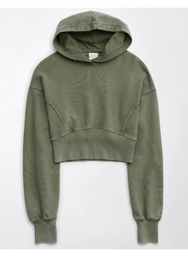 Aerie Offline By Throw-Back Cropped Sweatshirt - Image 3