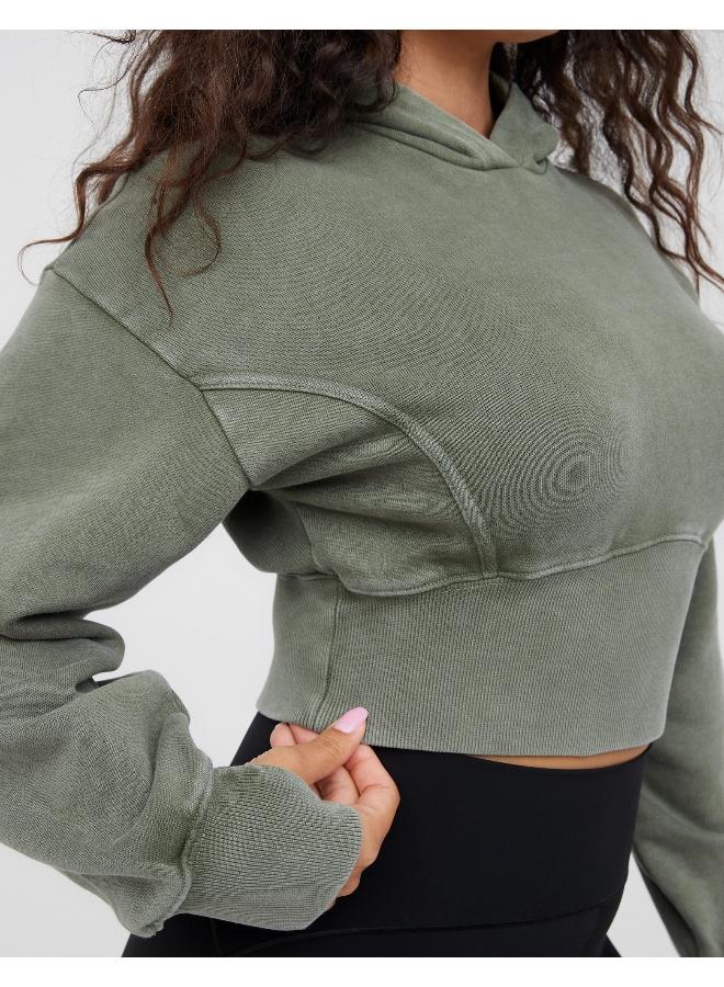 Aerie Offline By Throw-Back Cropped Sweatshirt - Image 5