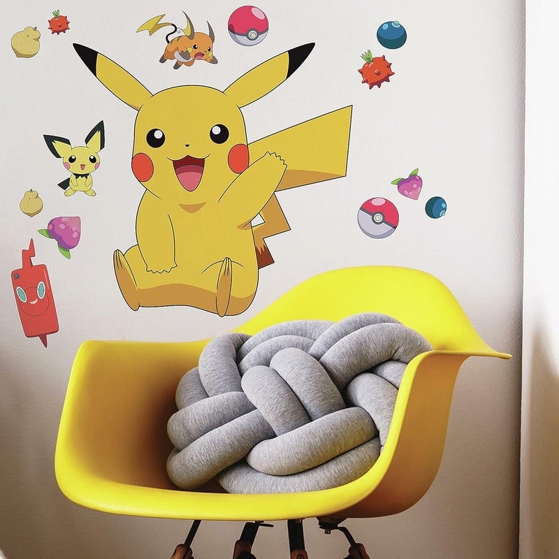 RoomMates RMK4821GM Pikachu Giant Peel and Stick Wall Decals - Image 1