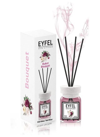 Bouquet Reed Diffuser Set – 120ML Fresh Floral Fragrance with Elegant Design and Long-Lasting Diffuser Sticks for Homes, Offices, Shops, and Medium to Large Spaces - pzsku/Z773202919470FB4BAB5CZ/45/_/1724183723/76a5782f-7f02-4f09-be37-b40ff7c5d99b